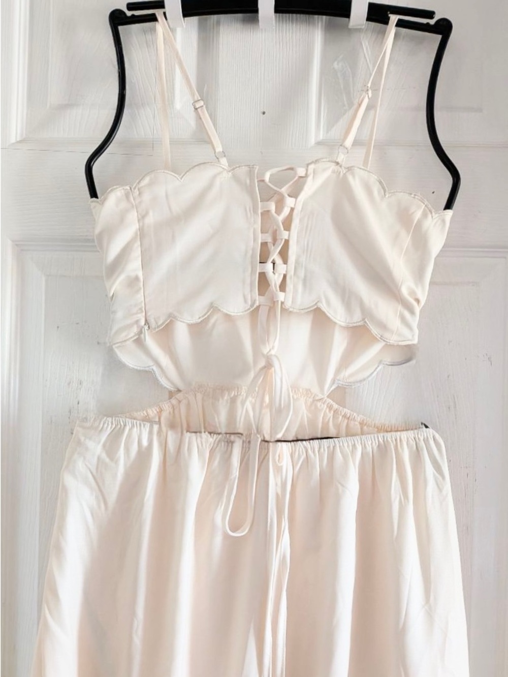 Commense Floral Print Lace-Up Back Sleeveless Dress - Picture 13 of 15